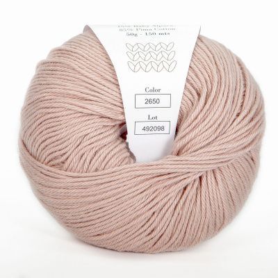 Infinity Cotton Alpaca ( 2650 BEIGE)  85% хлопок, 15 % беби альпака 50гр/150 м